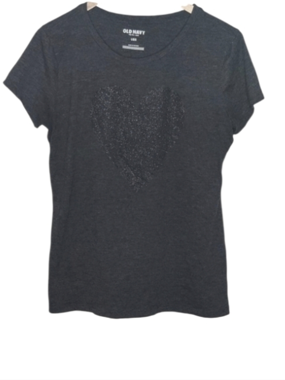 Old Navy Shimmering Heart Tee